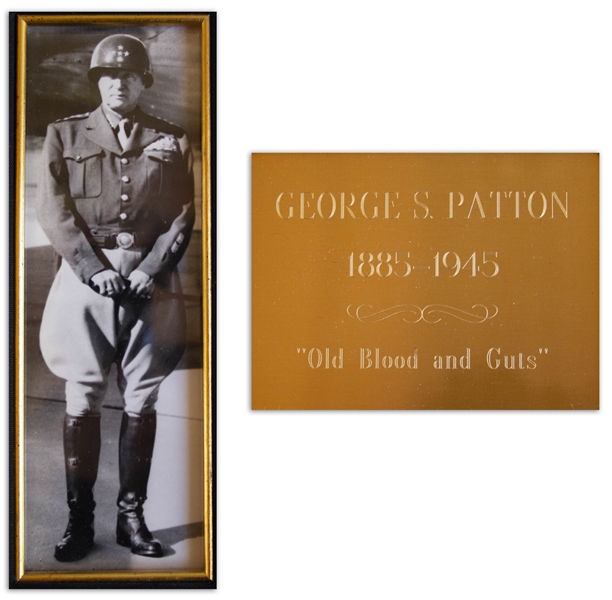 George S. Patton WWII Letter Signed Two Days After He Was Promoted to General